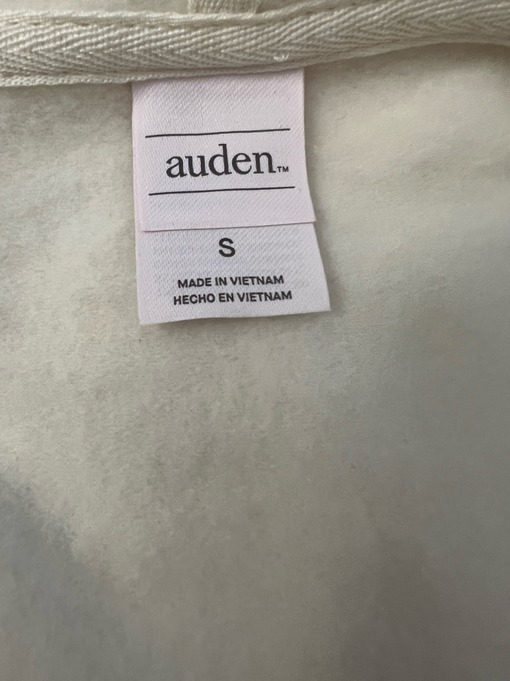 Auden Light Cream so soft hoodie. Size S EUC - Picture 6 of 7